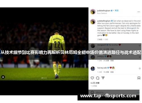 从技术细节到比赛影响力再解析贝林厄姆全能中场价值演进路径与战术适配 从技术细节到比赛影响力再解析贝林厄姆全能中场价值演进路径与战术适配
